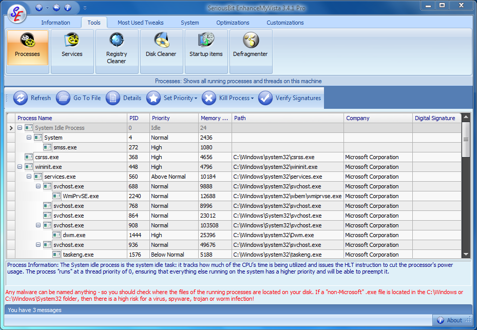 Windows Vista Processes And Threads